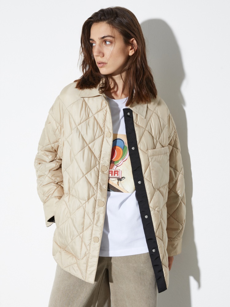 Jacket with detachable sleeves - CREAM - MAX&Co.