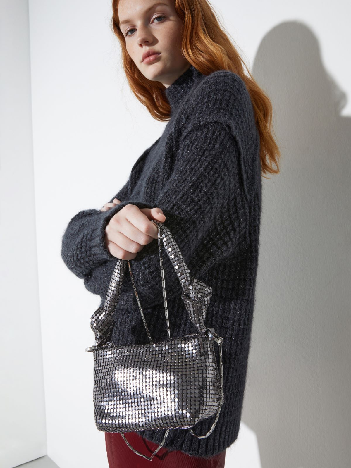 Metal mesh bag - DARK GREY - MAX&Co. - 5
