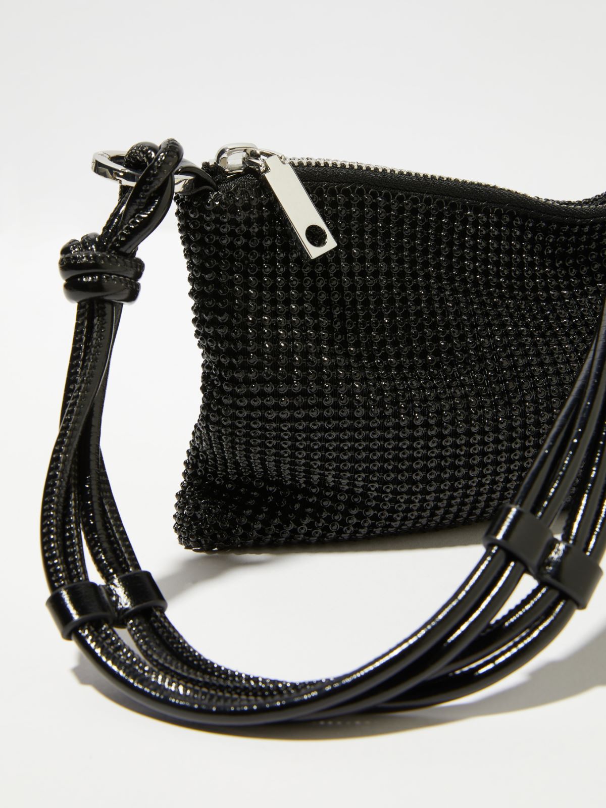 Rhinestone clutch - BLACK - MAX&Co. - 3