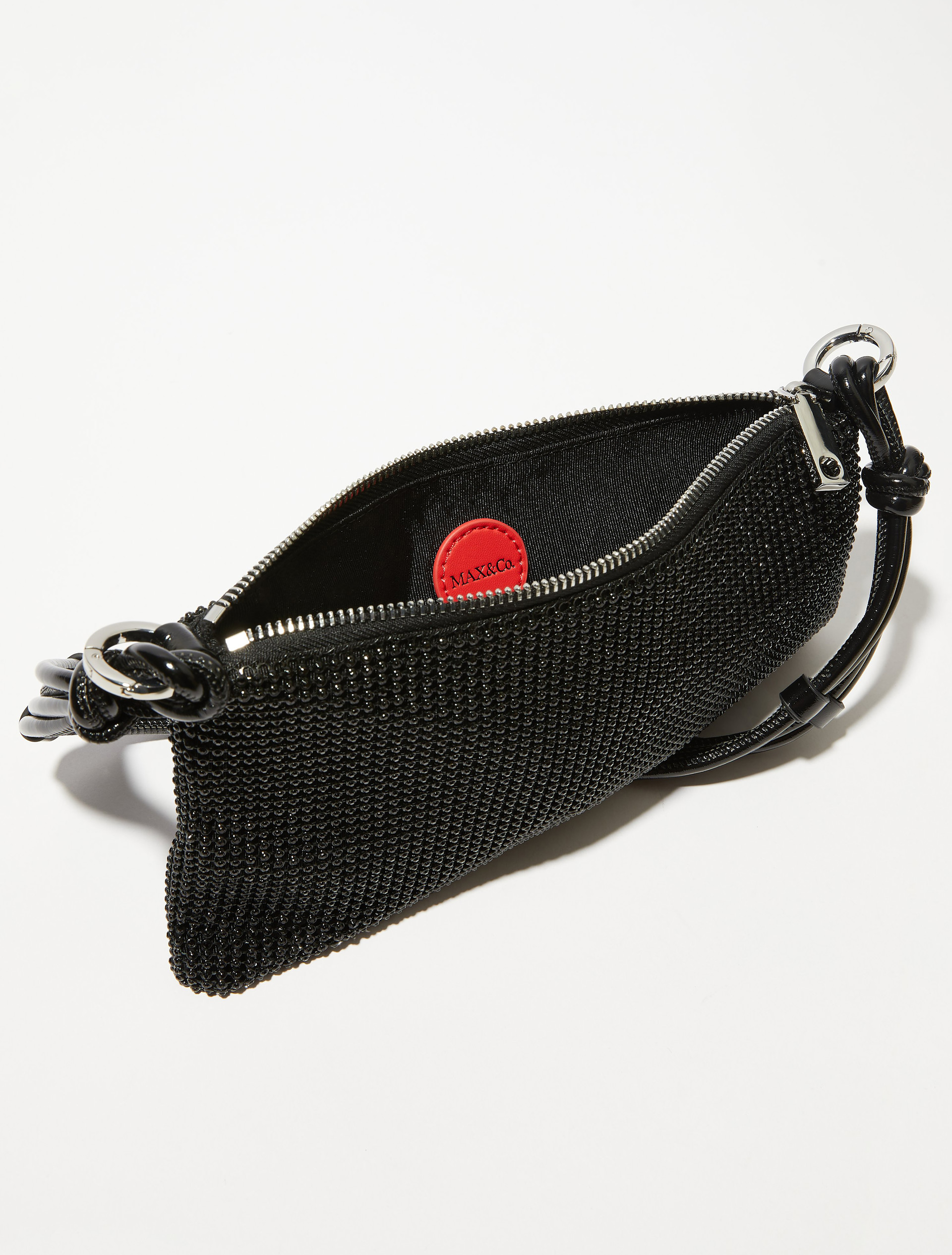 Rhinestone clutch - BLACK - MAX&Co. - 4