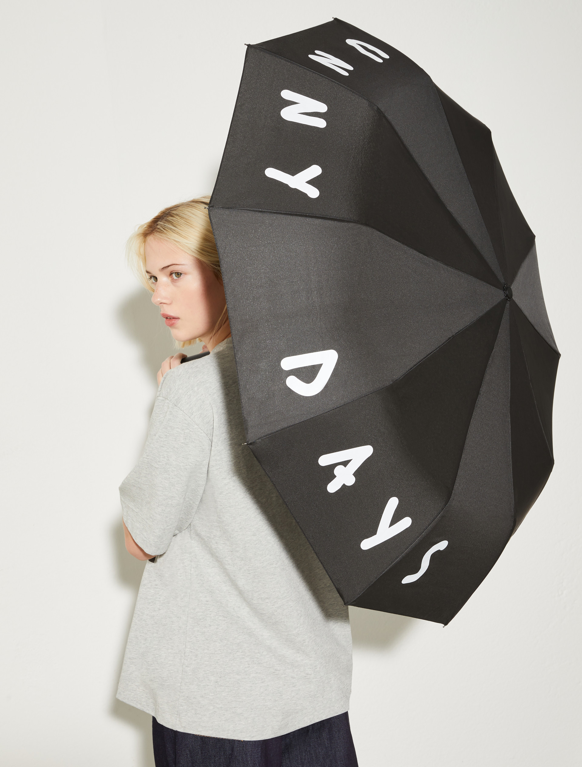 P. Terzini &Co.llaboration umbrella, black | MAX&Co. P. Terzini &Co.llaboration umbrella - BLACK - MAX&Co. - 4