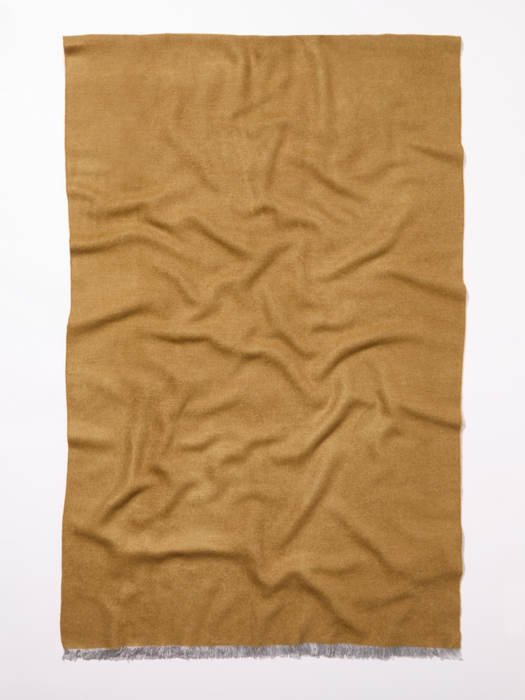 Logo-jacquard stole - KAKI - MAX&Co.