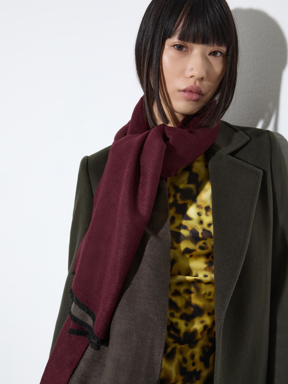 Stola con maxi logo - VERDE - MAX&Co. - 3
