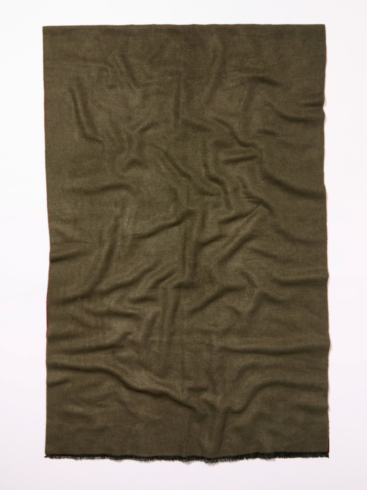 Stola con maxi logo - VERDE - MAX&Co.