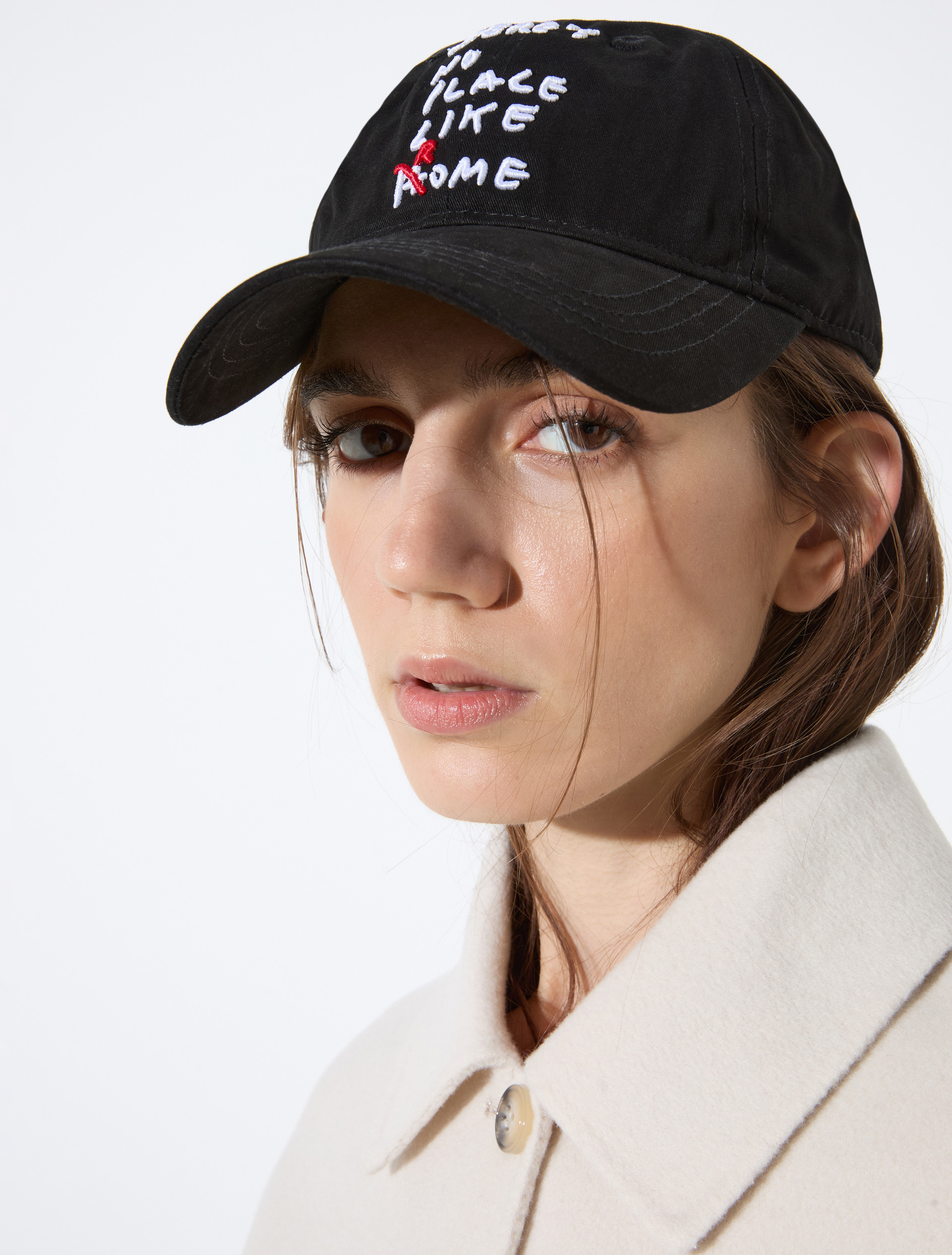 Baseball cap with lettering, black | MAX&Co. Baseball cap with lettering - BLACK - MAX&Co. - 4