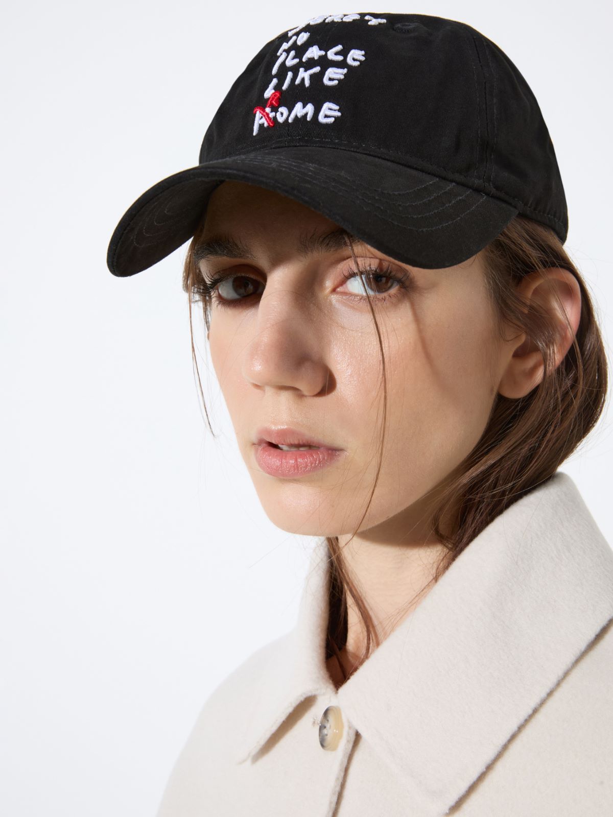 Baseball cap with lettering - BLACK - MAX&Co. - 4