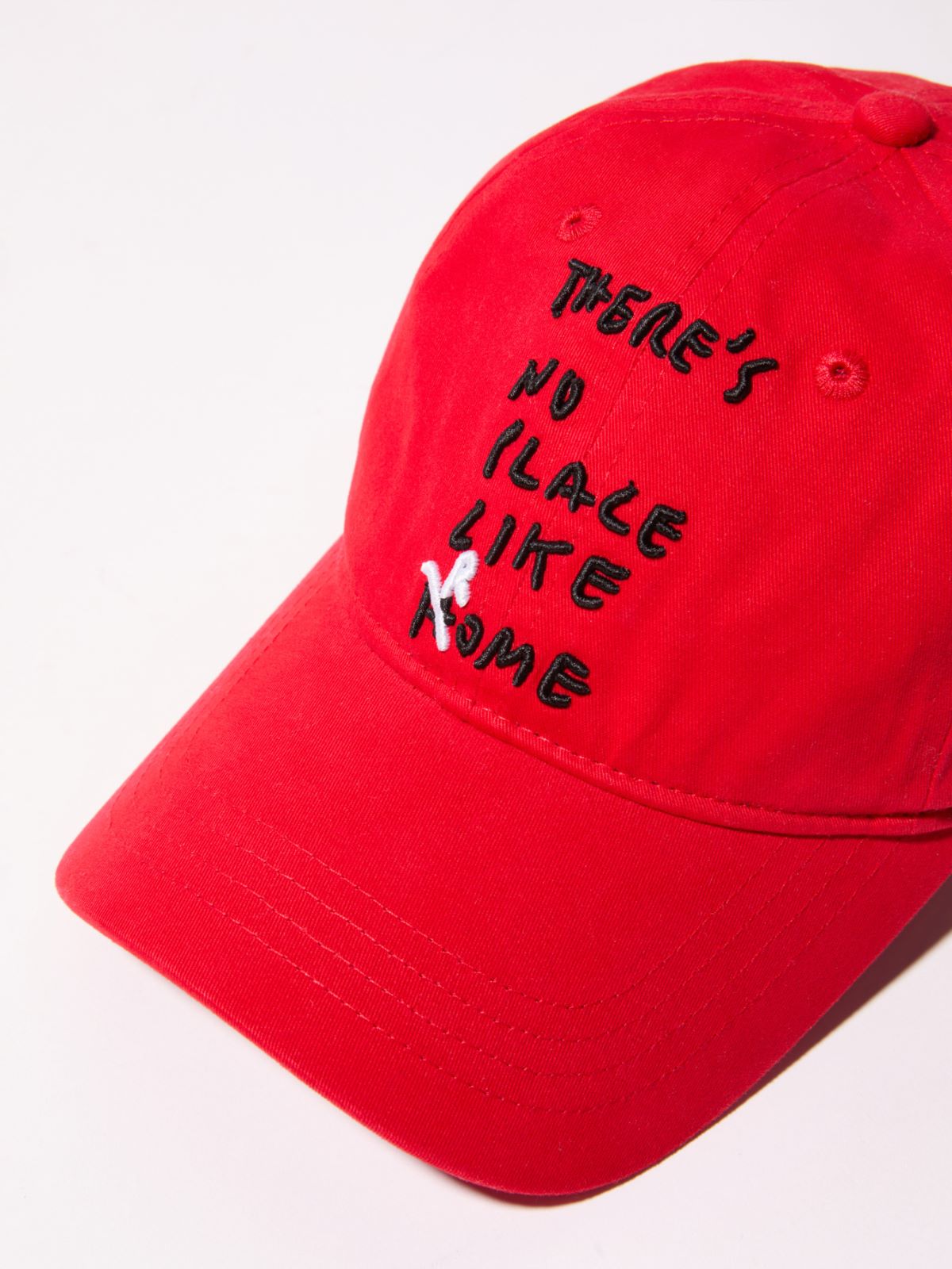Baseball cap with lettering - RED - MAX&Co. - 2