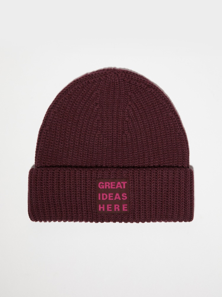 P. Terzini &Co.llaboration beanie - WINE-COLOURED - MAX&Co.