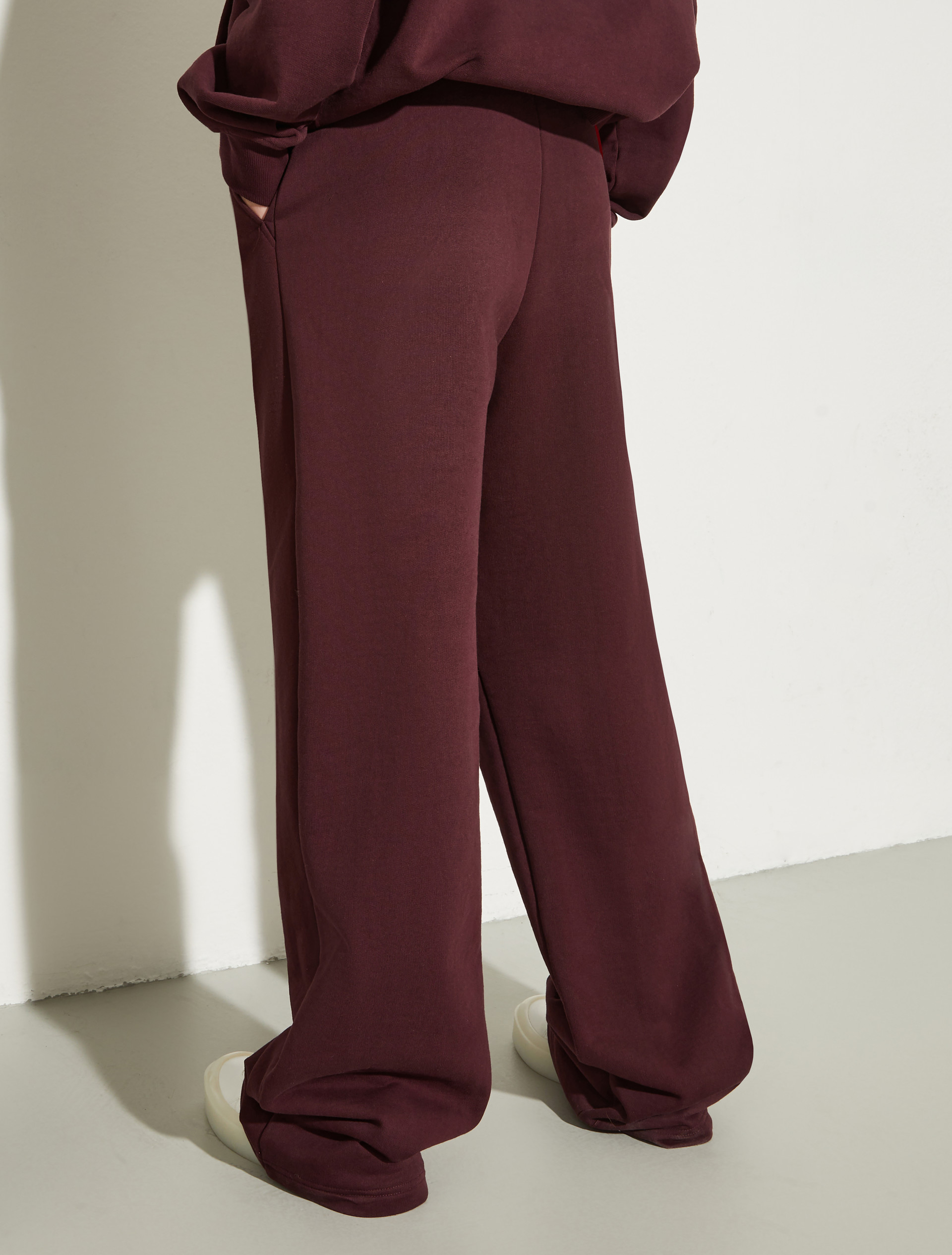 P. Terzini &Co.llaboration joggers, wine-coloured | MAX&Co. P. Terzini &Co.llaboration joggers - WINE-COLOURED - MAX&Co. - 3