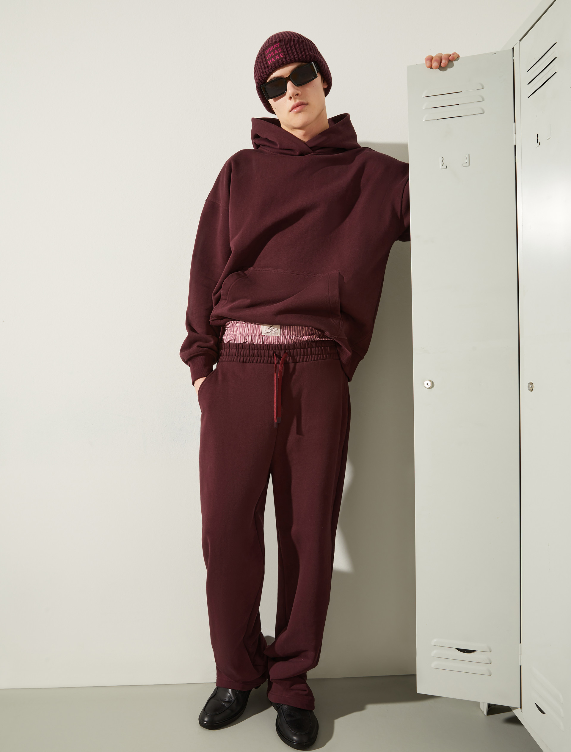 P. Terzini &Co.llaboration joggers, wine-coloured | MAX&Co. P. Terzini &Co.llaboration joggers - WINE-COLOURED - MAX&Co. - 6