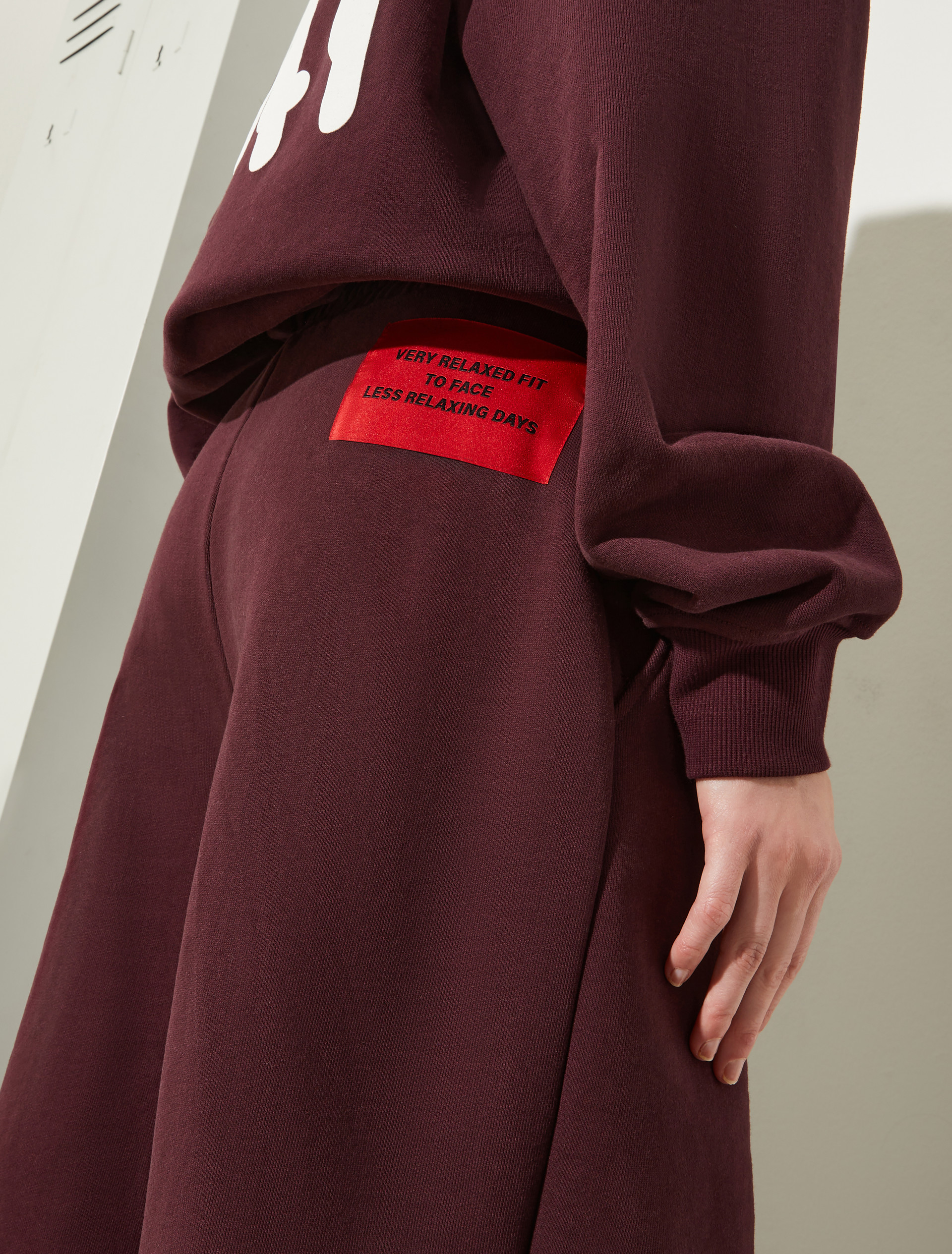 P. Terzini &Co.llaboration joggers, wine-coloured | MAX&Co. P. Terzini &Co.llaboration joggers - WINE-COLOURED - MAX&Co. - 7