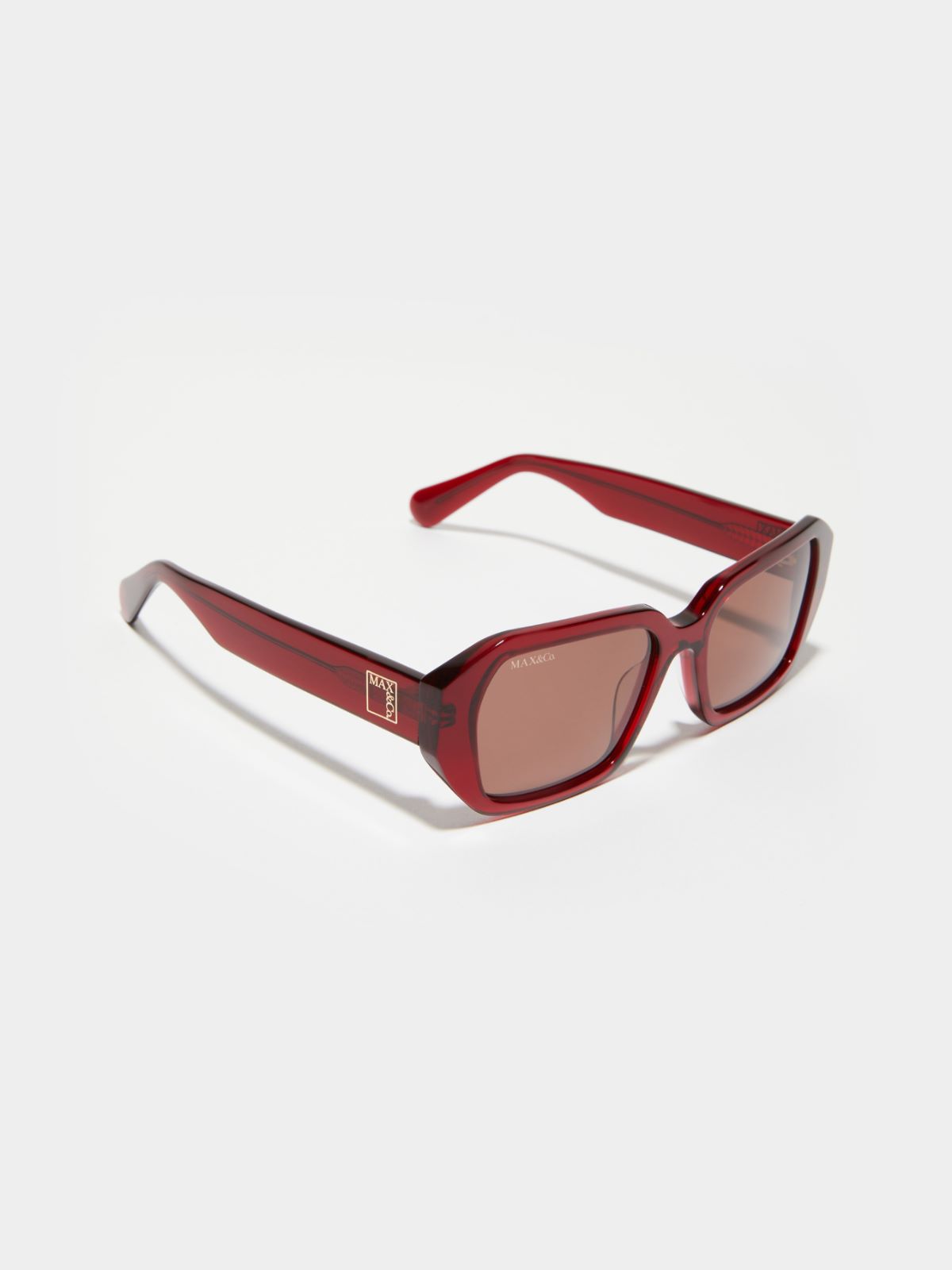 Geometric acetate glasses - ROJO - MAX&Co. - 2