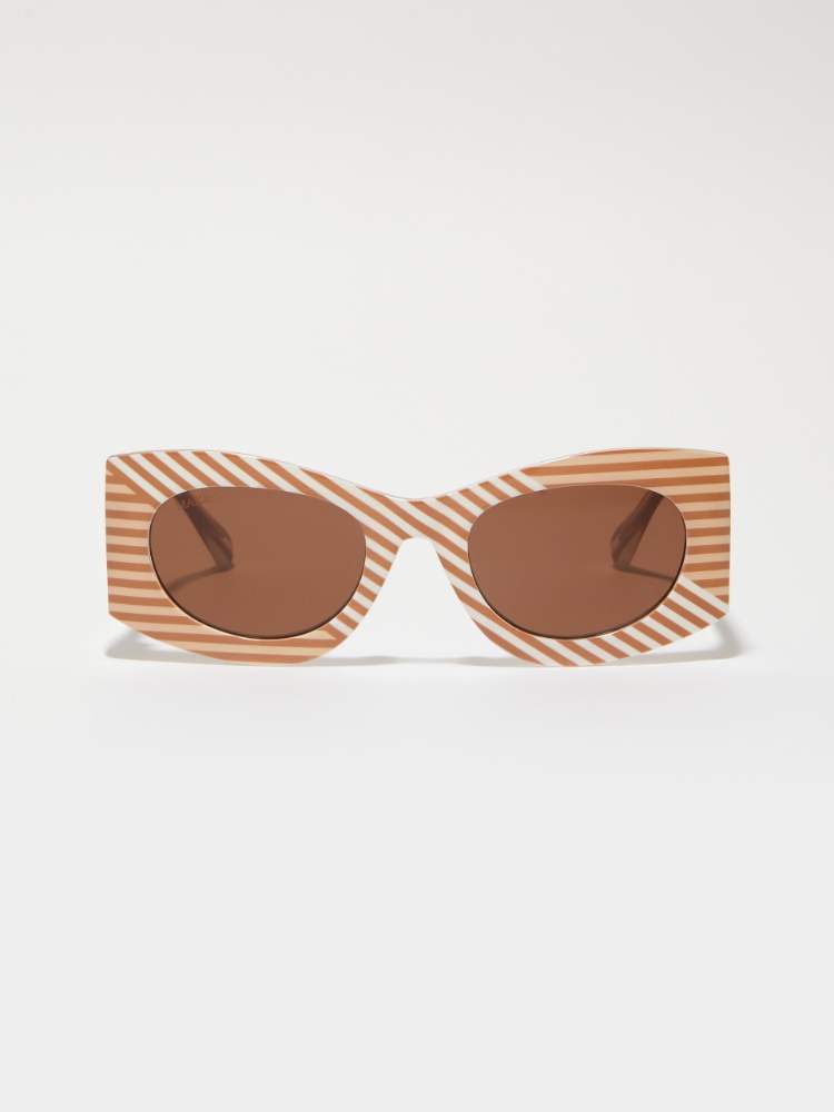 Gafas geométricas a rayas - AVELLANA - MAX&Co.