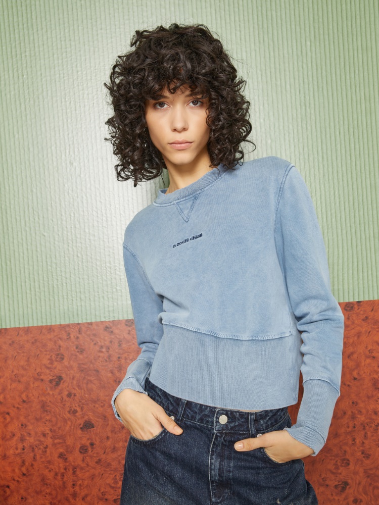 Magico Adriatico verwaschenes Sweatshirt - MAX&Co.