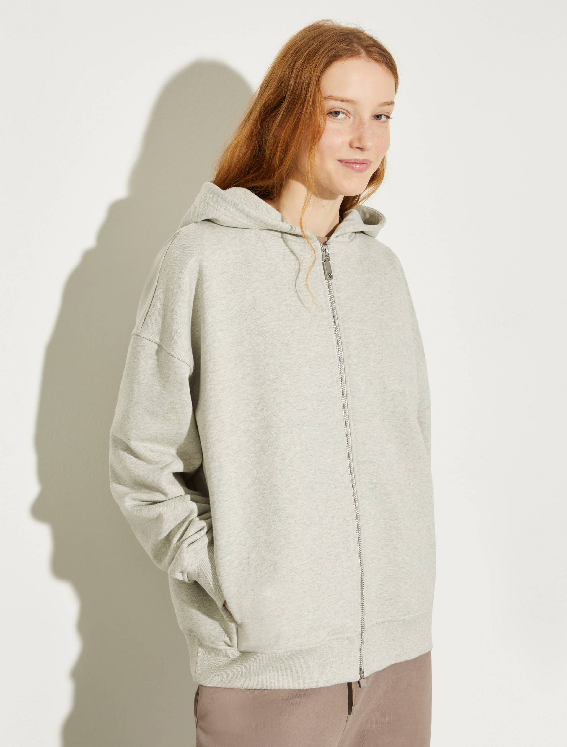 P. Terzini &Co.llaboration hoodie, light grey | MAX&Co. P. Terzini &Co.llaboration hoodie - LIGHT GREY - MAX&Co. - 2