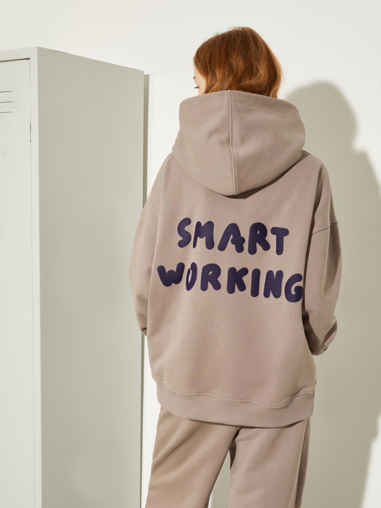 P. Terzini &Co.llaboration hoodie - TURTLEDOVE - MAX&Co.