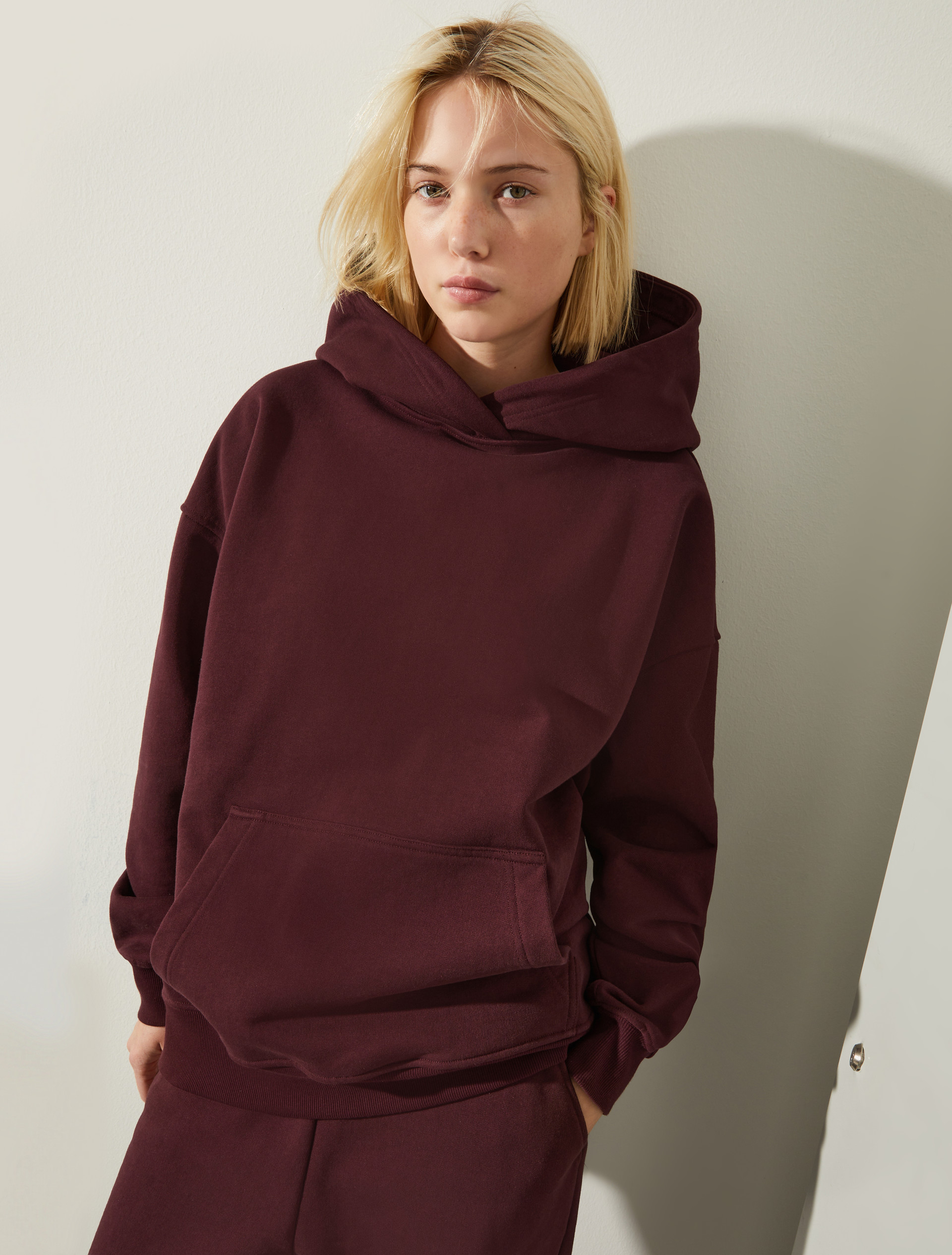 P. Terzini &Co.llaboration hoodie - WINE-COLOURED - MAX&Co. - 2