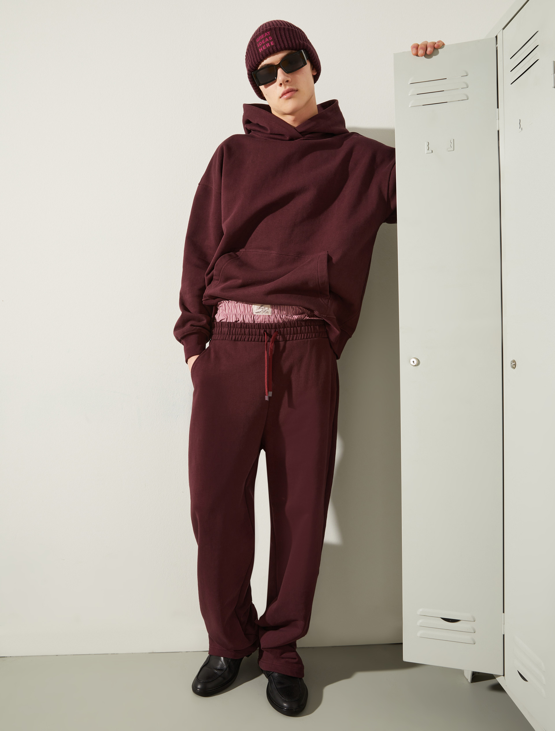 P. Terzini &Co.llaboration hoodie - WINE-COLOURED - MAX&Co. - 6