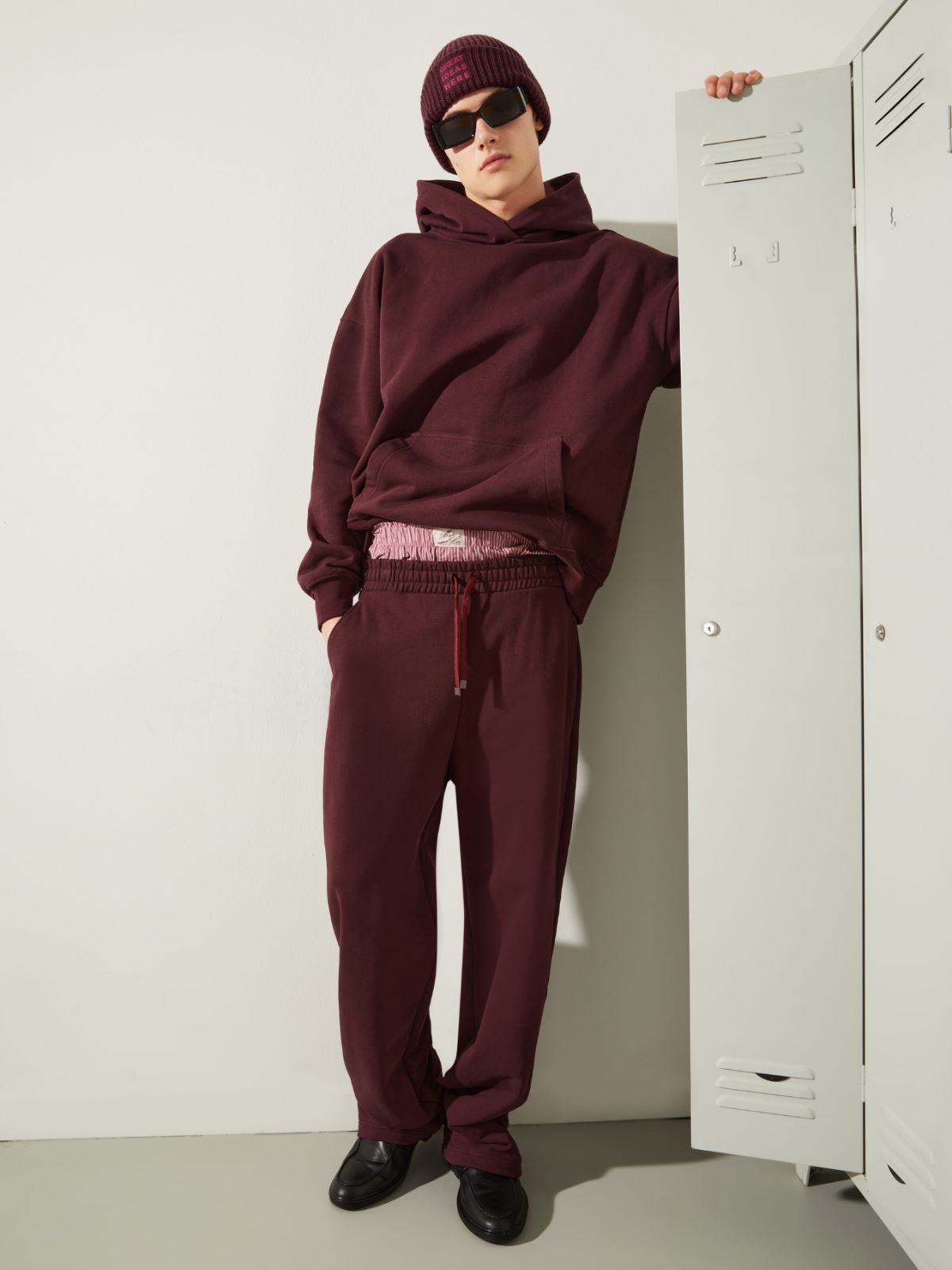 P. Terzini &Co.llaboration hoodie - WINE-COLOURED - MAX&Co. - 6