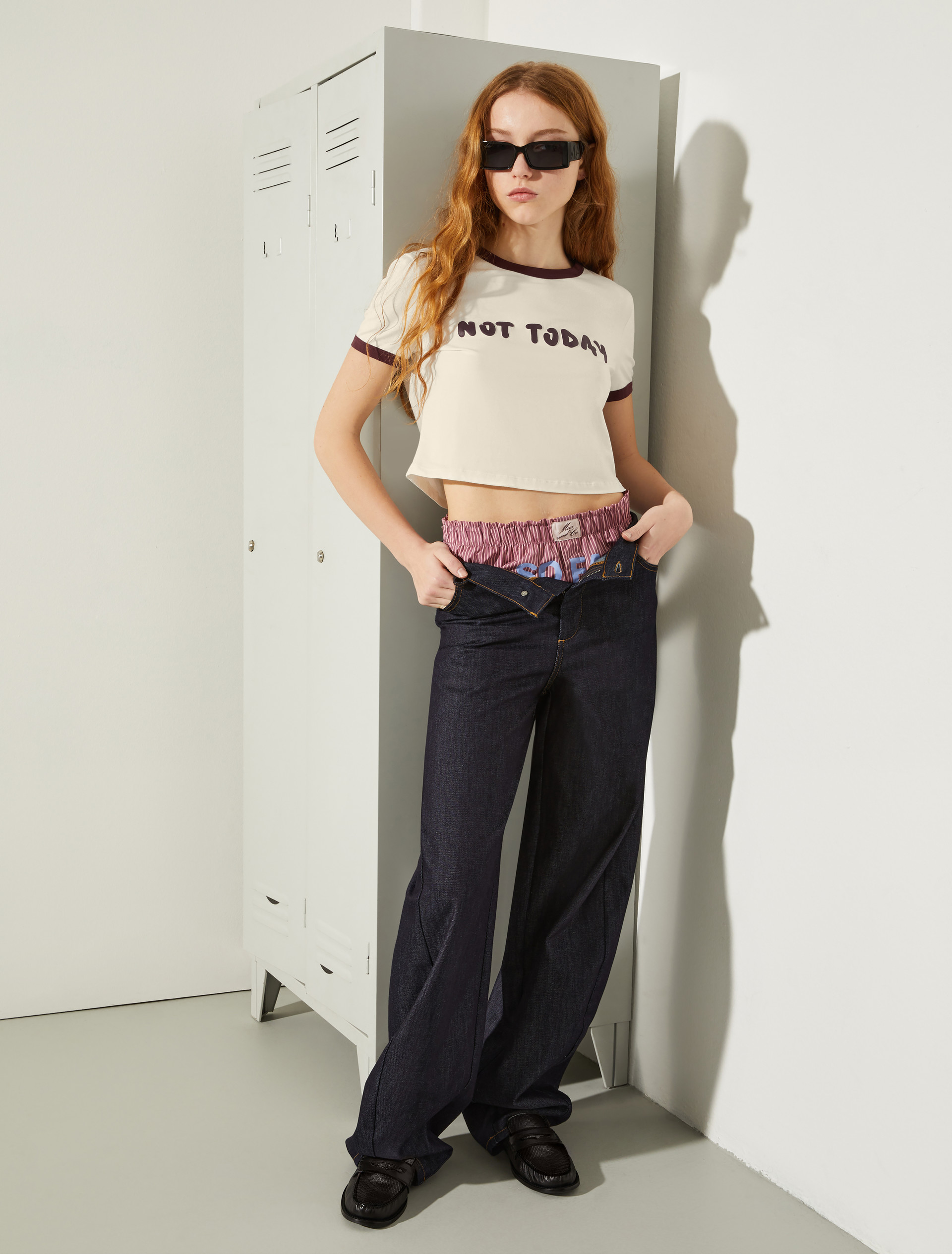 P. Terzini &Co.llaboration cropped T-shirt, milk | MAX&Co. P. Terzini &Co.llaboration cropped T-shirt - MILK - MAX&Co. - 4
