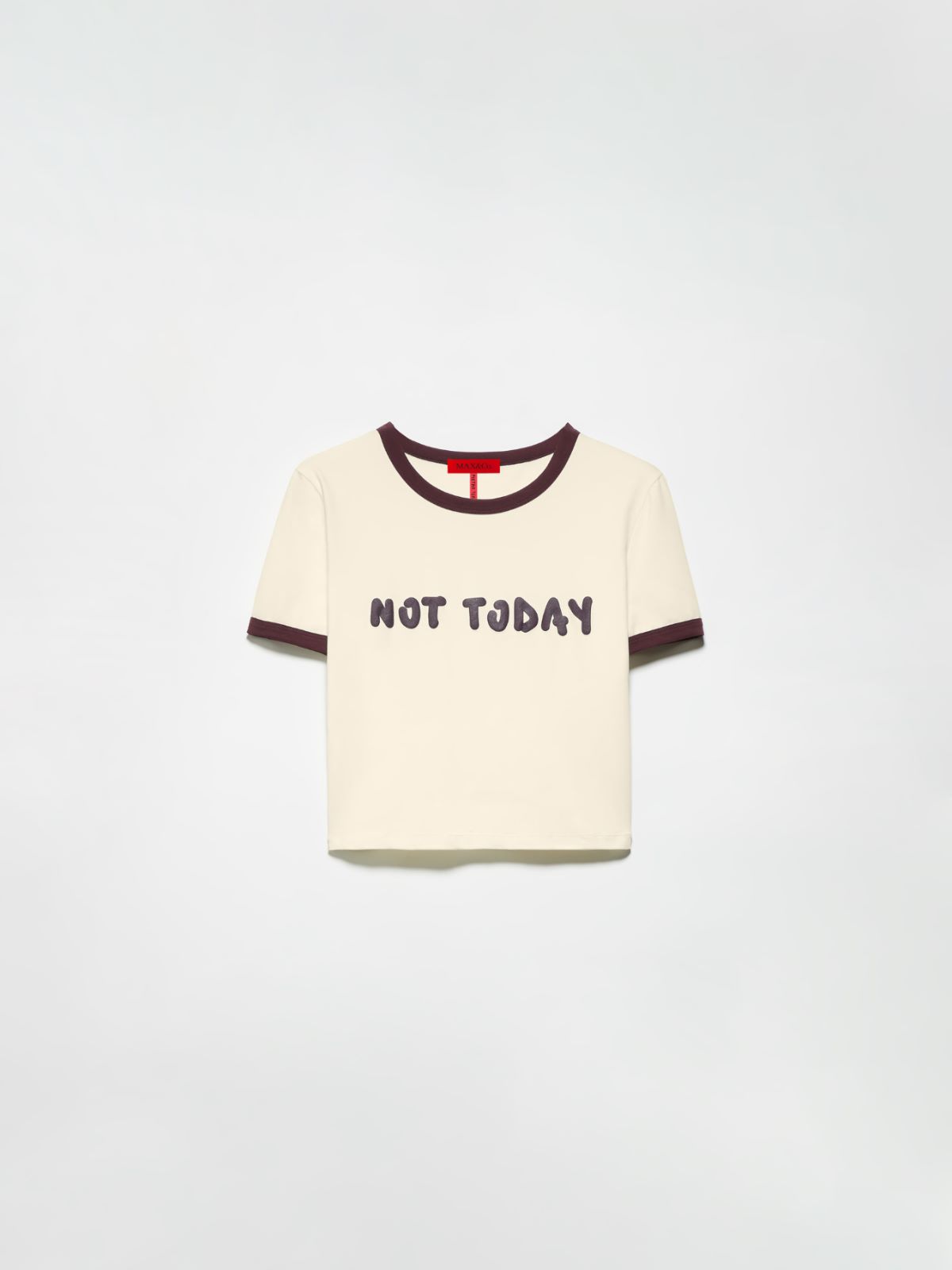 P. Terzini &Co.llaboration cropped T-shirt - MILK - MAX&Co. - 5