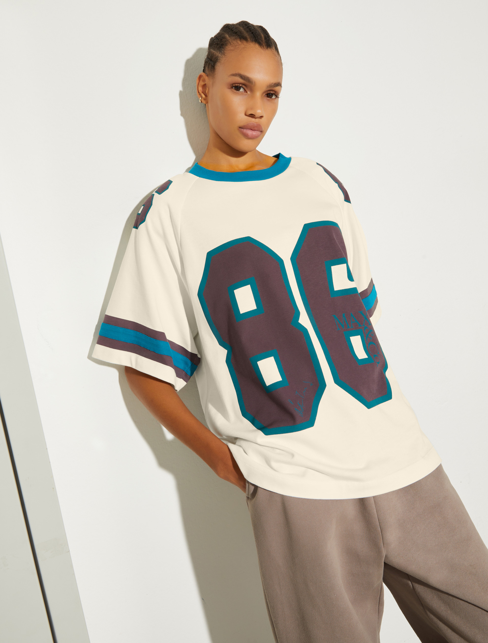 P. Terzini &Co.llaboration oversized T-shirt, milk | MAX&Co. P. Terzini &Co.llaboration oversized T-shirt - MILK - MAX&Co. - 2