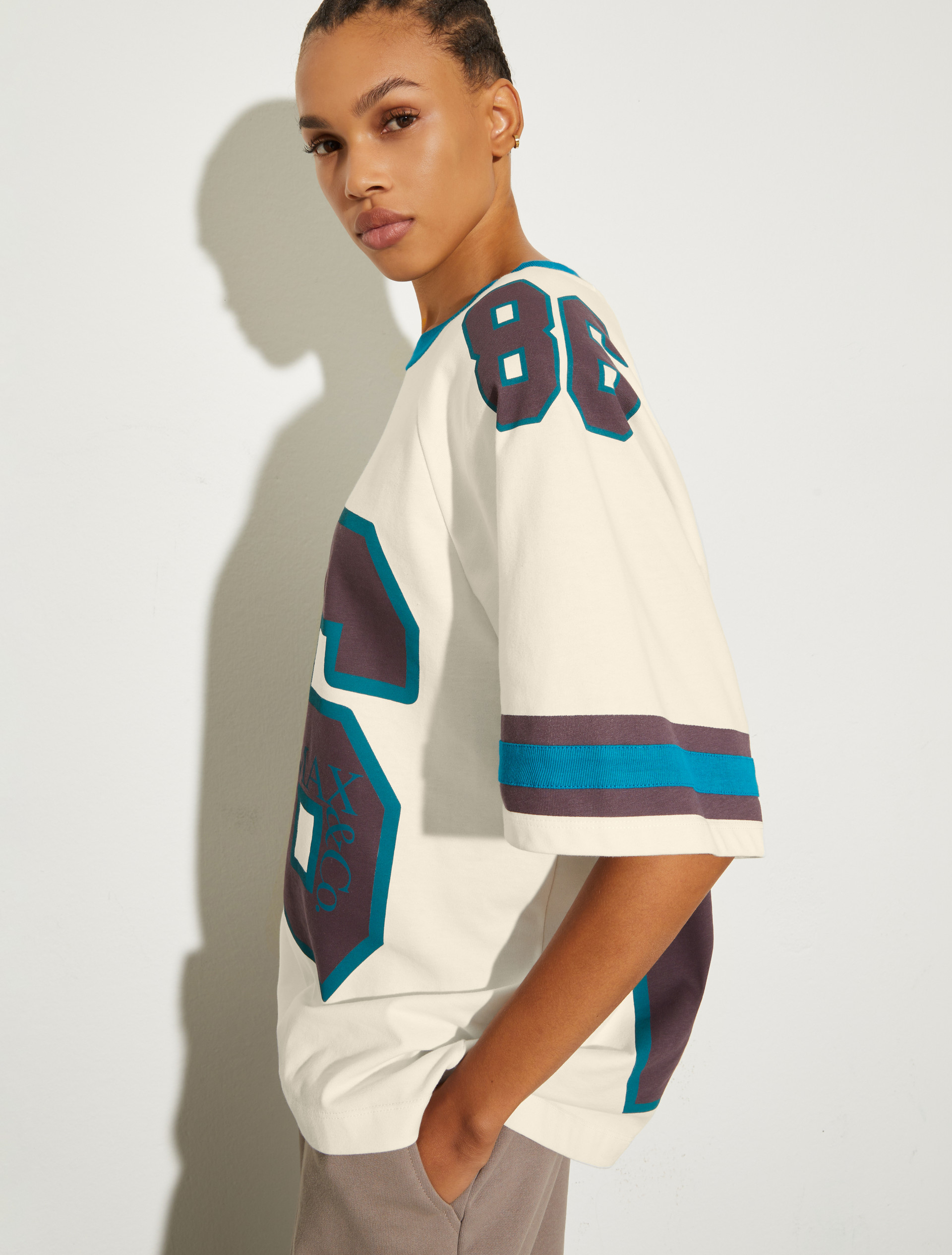 P. Terzini &Co.llaboration oversized T-shirt, milk | MAX&Co. P. Terzini &Co.llaboration oversized T-shirt - MILK - MAX&Co. - 7
