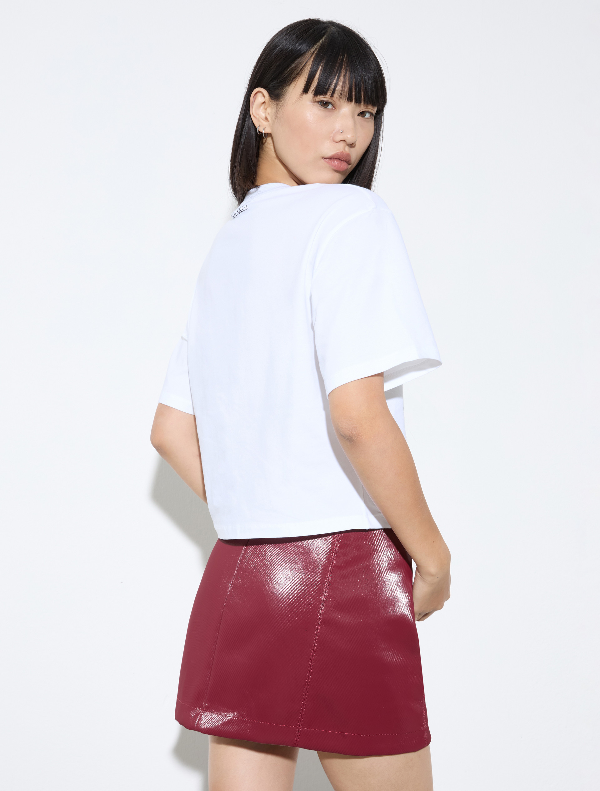 Boxy T-shirt with lettering, optical white | MAX&Co. Boxy T-shirt with lettering - OPTICAL WHITE - MAX&Co. - 2