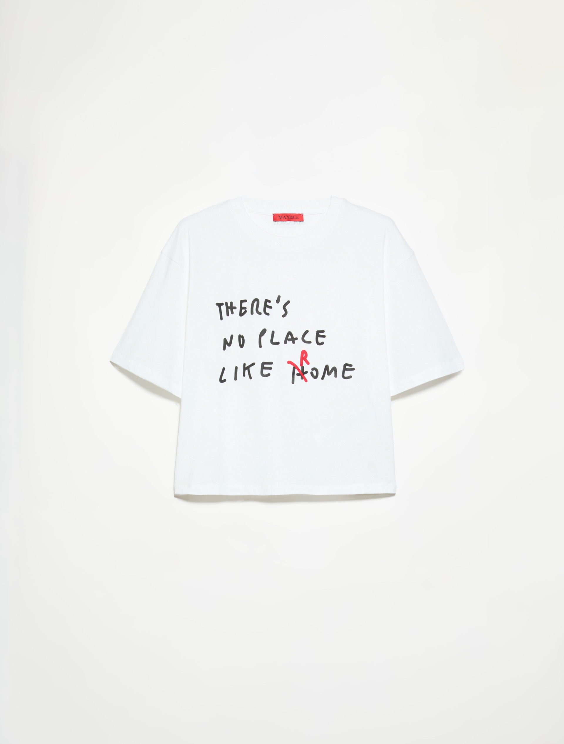 Boxy T-shirt with lettering, optical white | MAX&Co. Boxy T-shirt with lettering - OPTICAL WHITE - MAX&Co. - 5