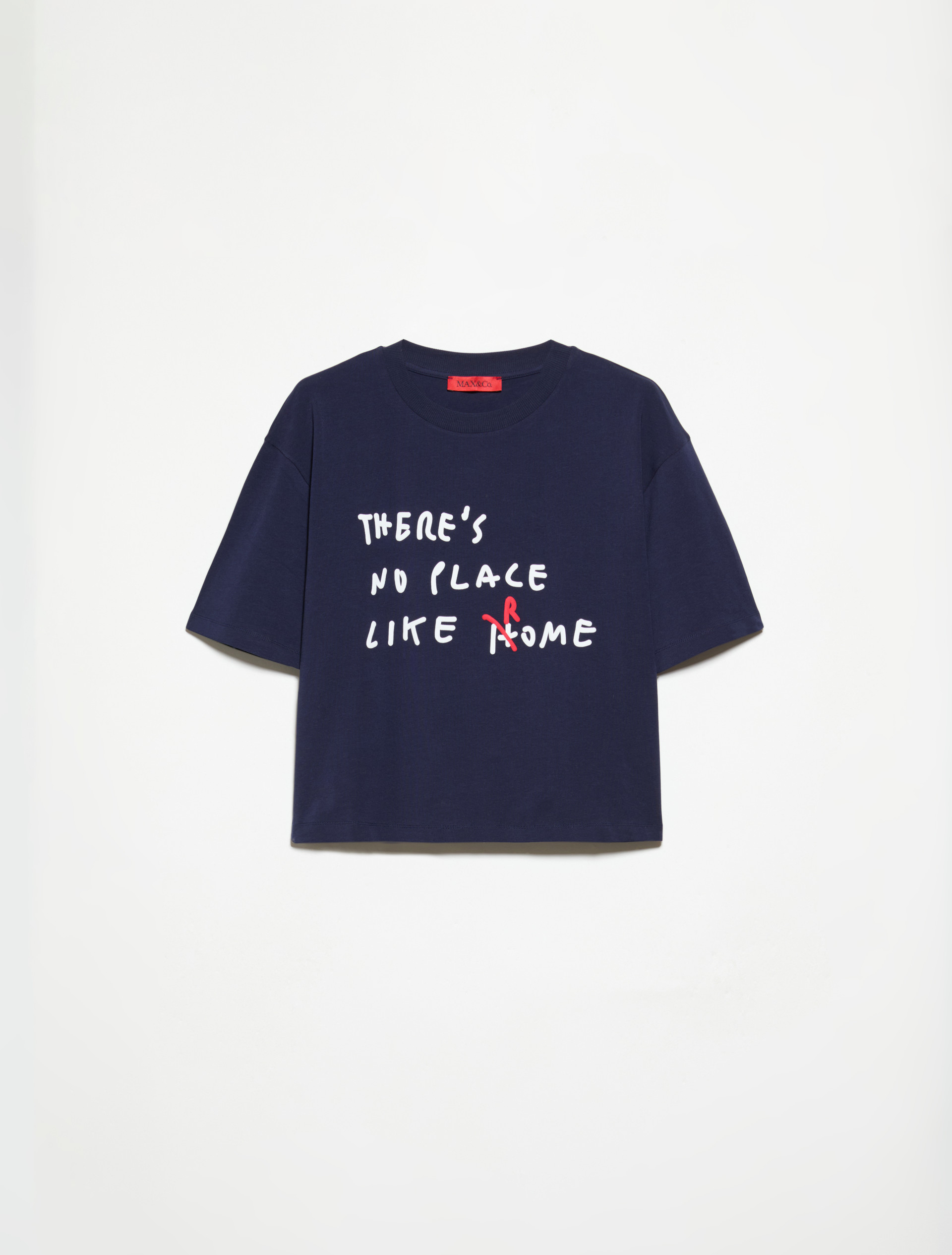Boxy T-shirt with lettering, midnightblue | MAX&Co. Boxy T-shirt with lettering - MIDNIGHTBLUE - MAX&Co. - 5