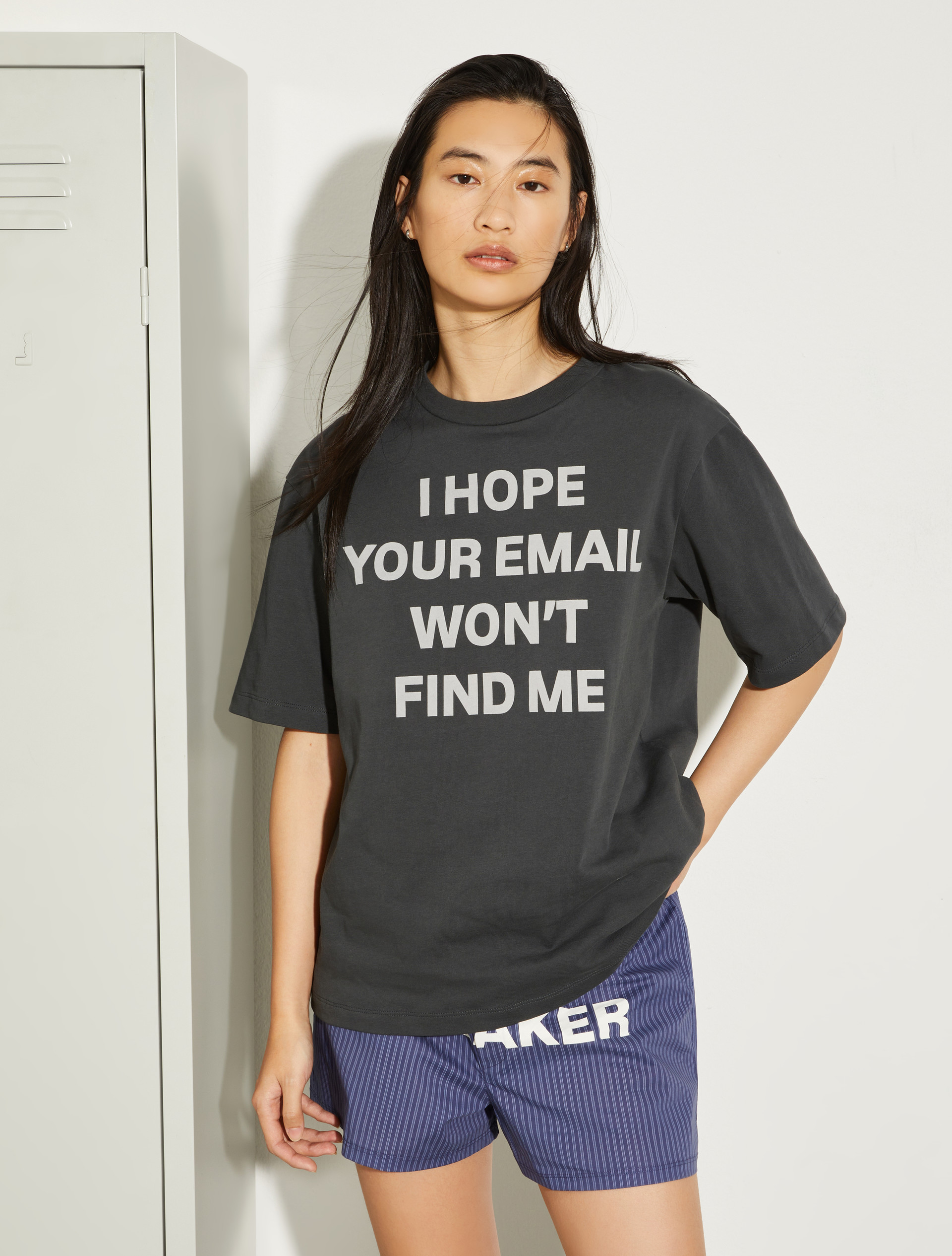 P. Terzini &Co.llaboration T-shirt, graphite | MAX&Co. P. Terzini &Co.llaboration T-shirt - GRAPHITE - MAX&Co.
