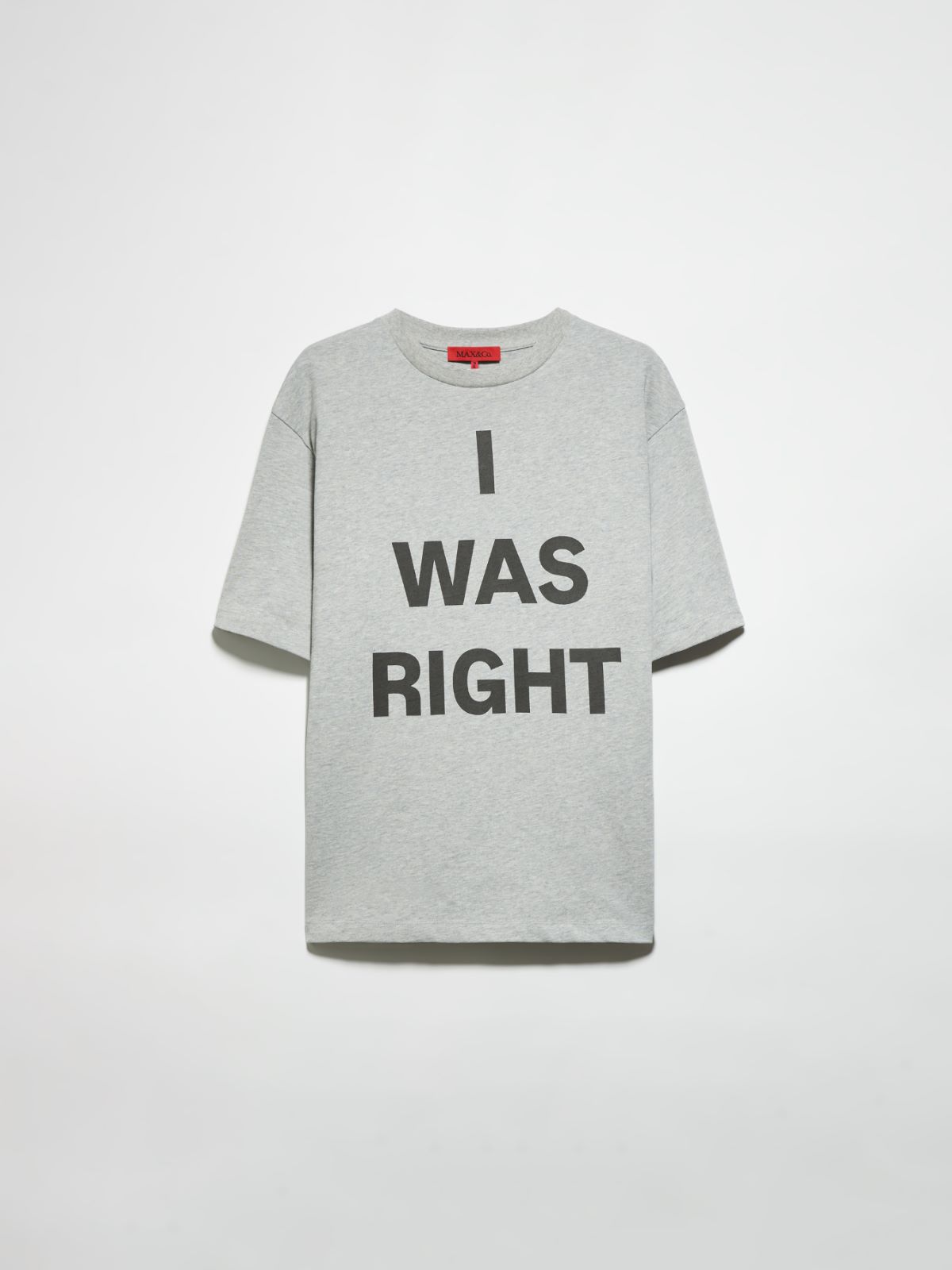 P. Terzini &Co.llaboration T-shirt - MELANGE LIGHT GREY - MAX&Co. - 5