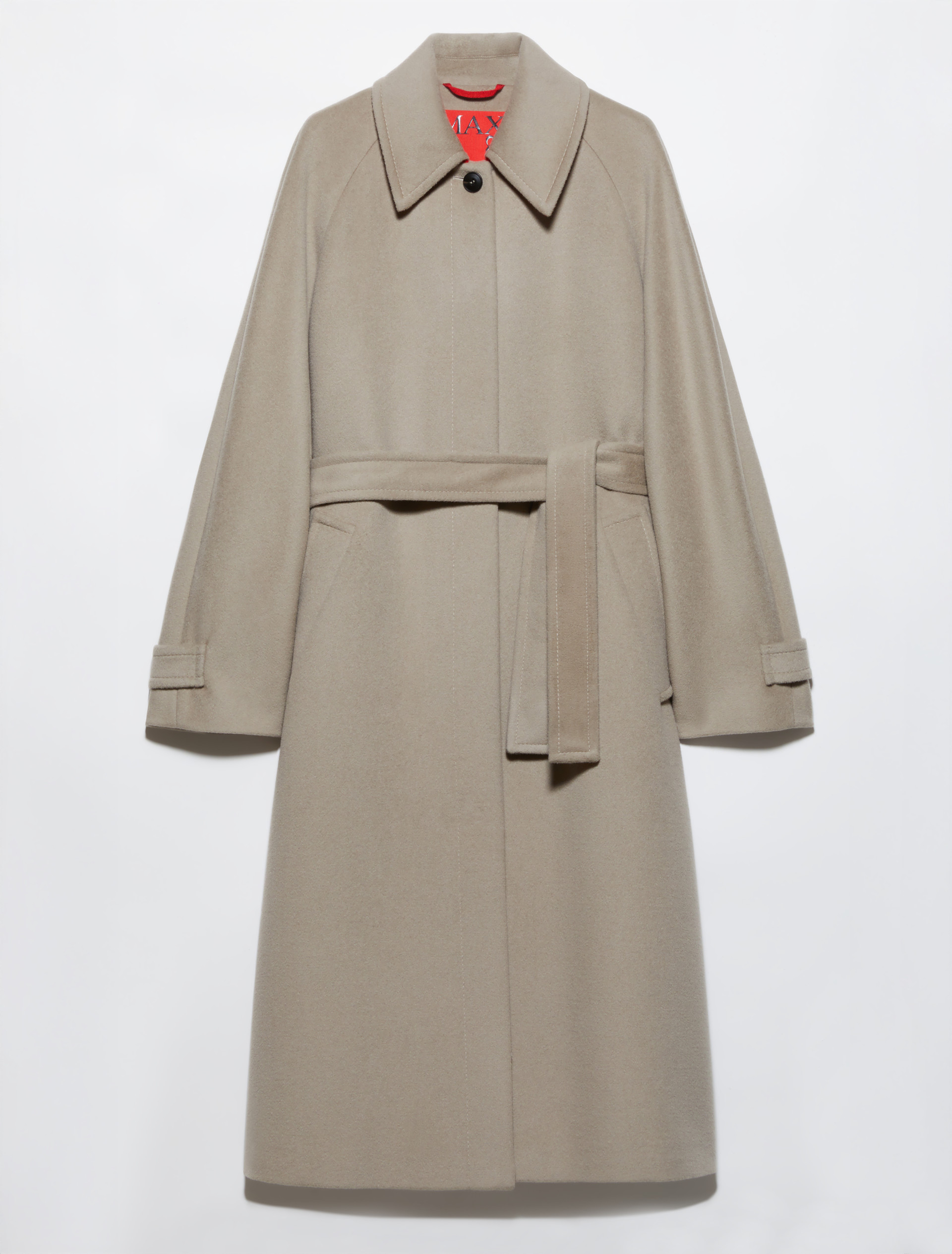 Wool and cashmere midi coat - LIGHT GREY - MAX&Co. - 5