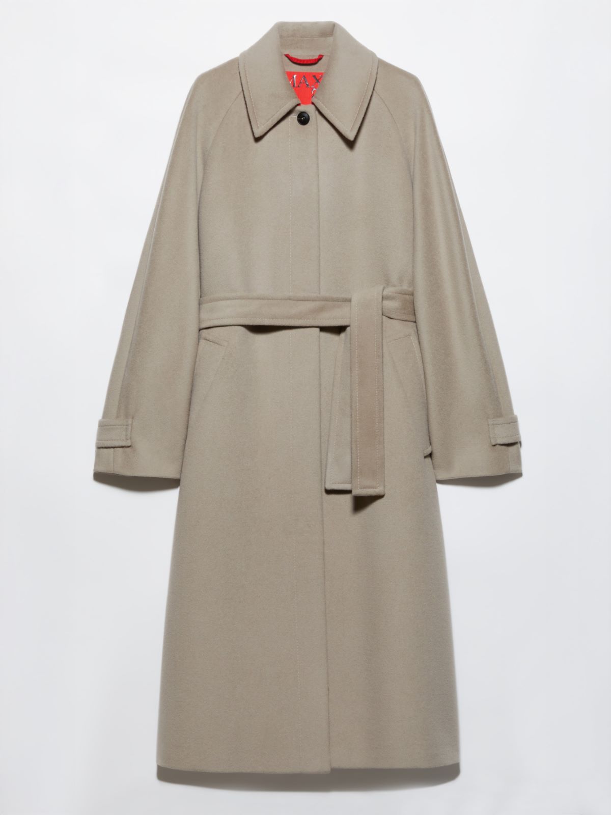 Wool and cashmere midi coat - LIGHT GREY - MAX&Co. - 5