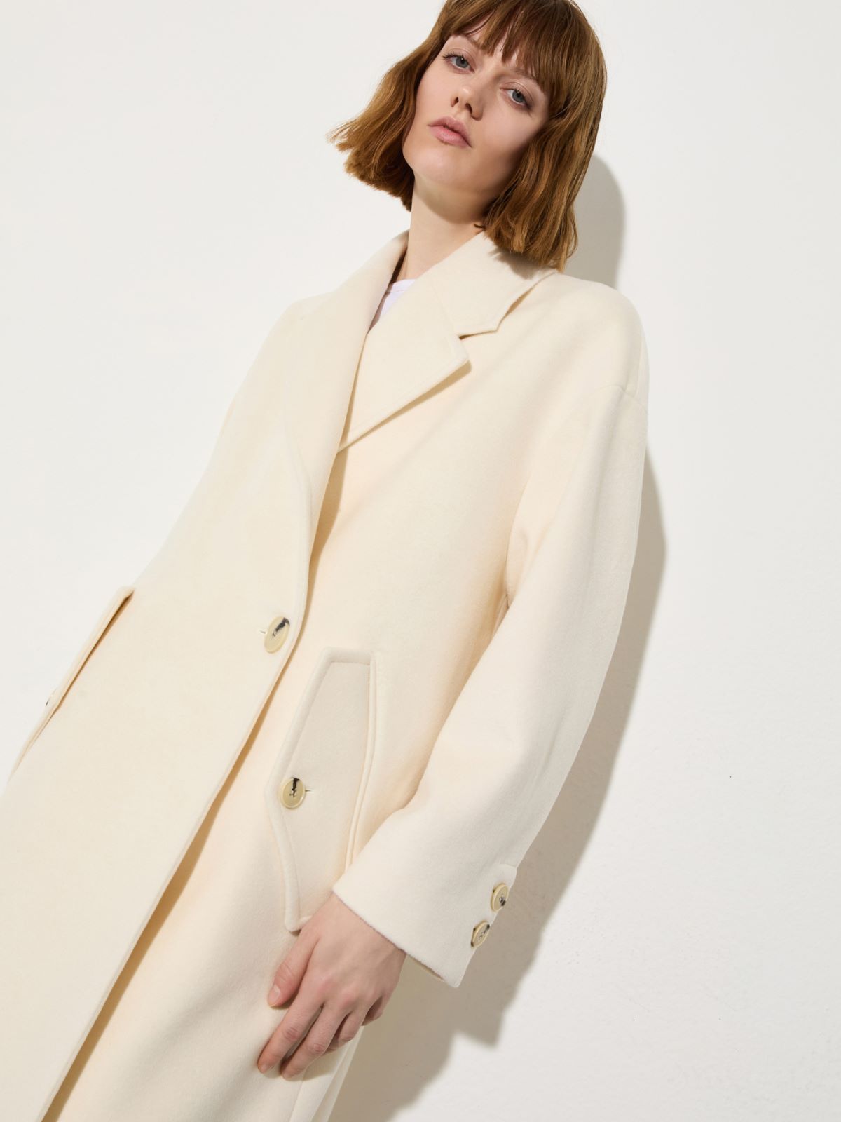 Cappotto in lana e cashmere, bianco | MAX&Co. Cappotto in lana e cashmere - BIANCO - MAX&Co. - 3