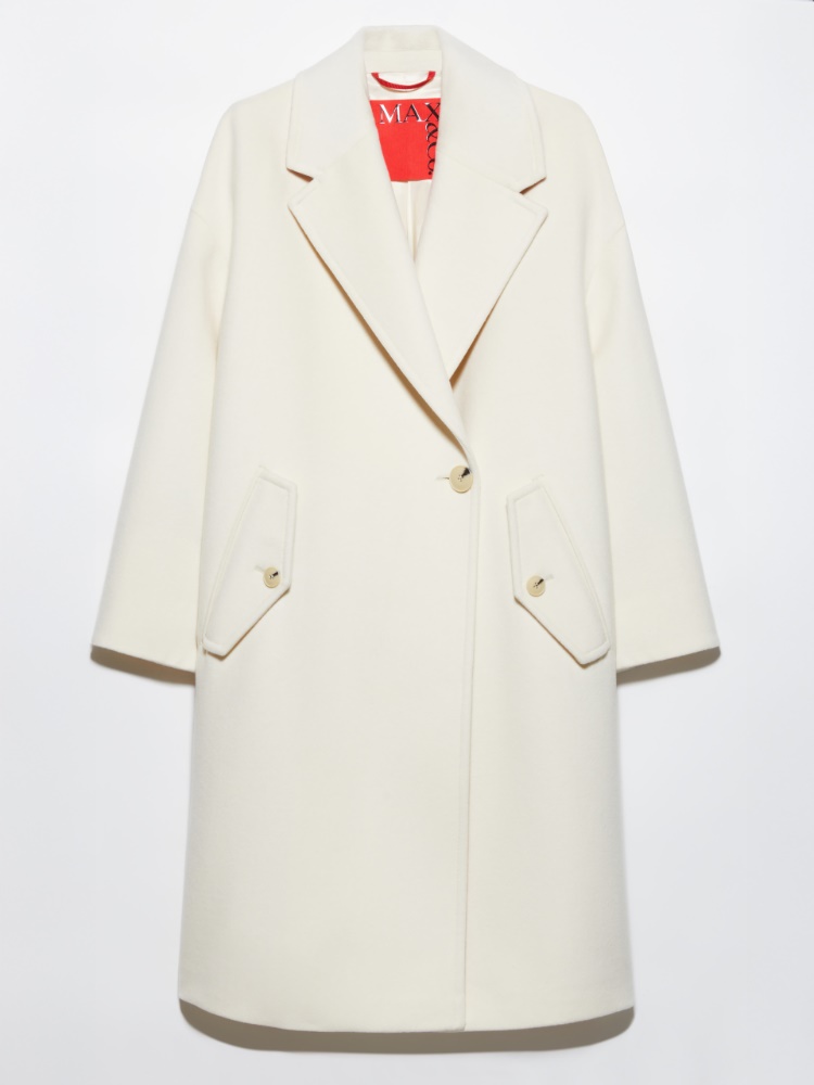 Cappotto in lana e cashmere - BIANCO - MAX&Co.