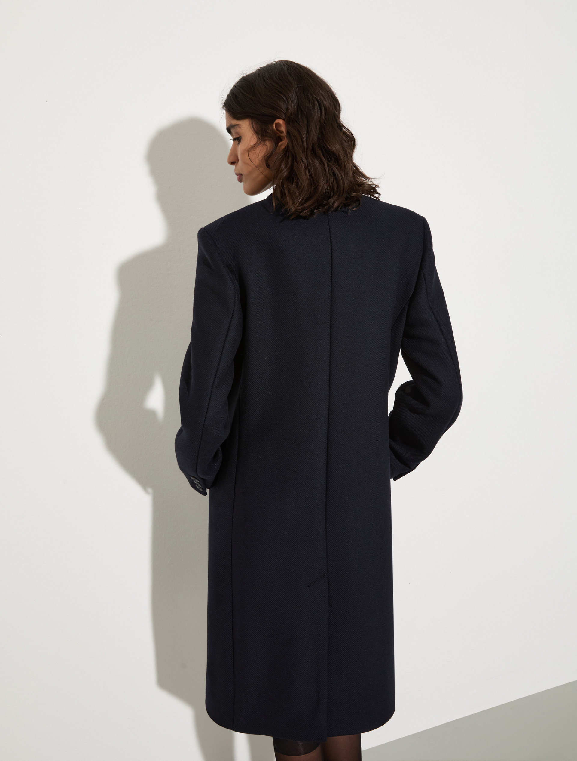 Wool-twill coat, navy | MAX&Co. Wool-twill coat - NAVY - MAX&Co. - 2