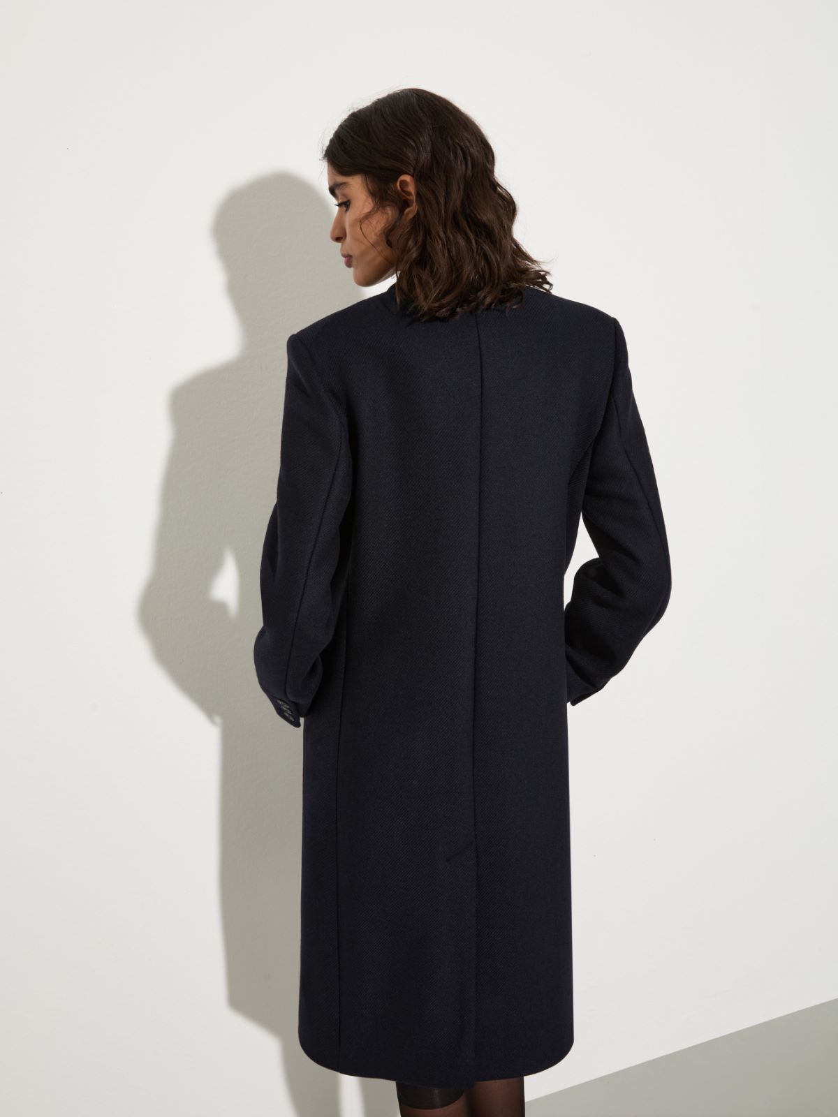 Wool-twill coat, navy | MAX&Co. Wool-twill coat - NAVY - MAX&Co. - 2