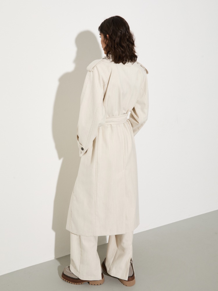 Trench in gabardine Undyed - MAX&Co. - 2