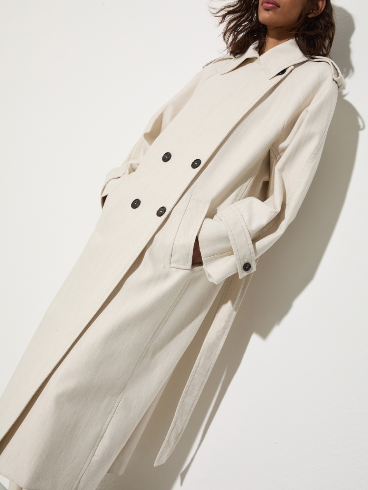Trench in gabardine Undyed - MAX&Co. - 5