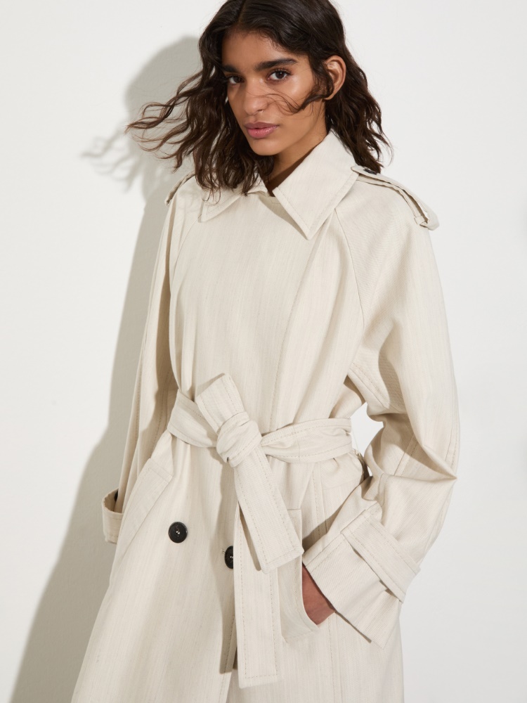 Trench in gabardine Undyed - MAX&Co. - 4