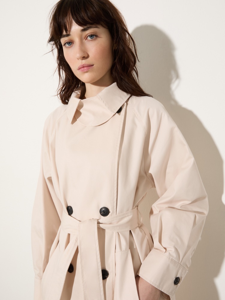 Trench in gabardine antigoccia - MAX&Co. - 3