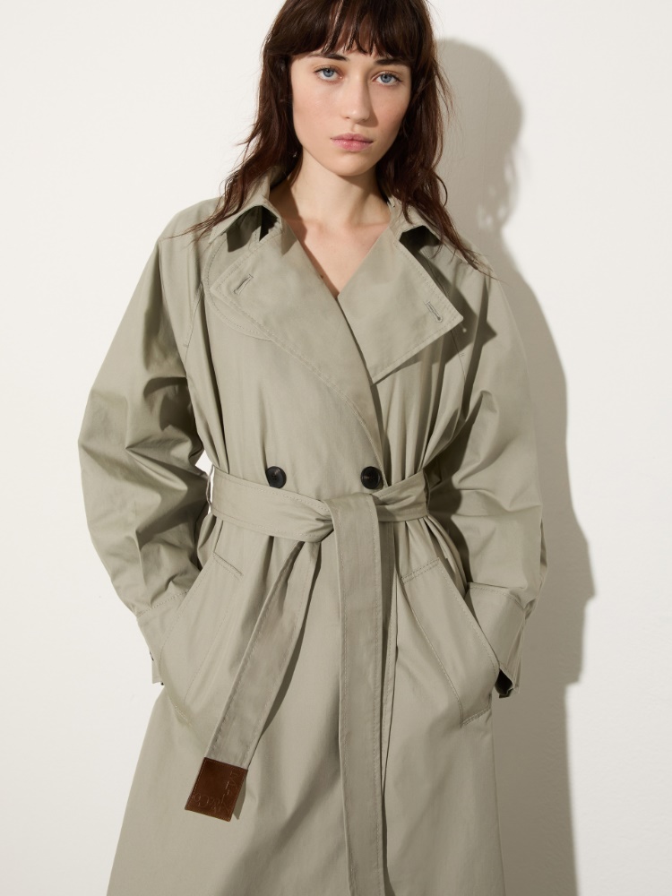 Trench in gabardine antigoccia - MAX&Co. - 3