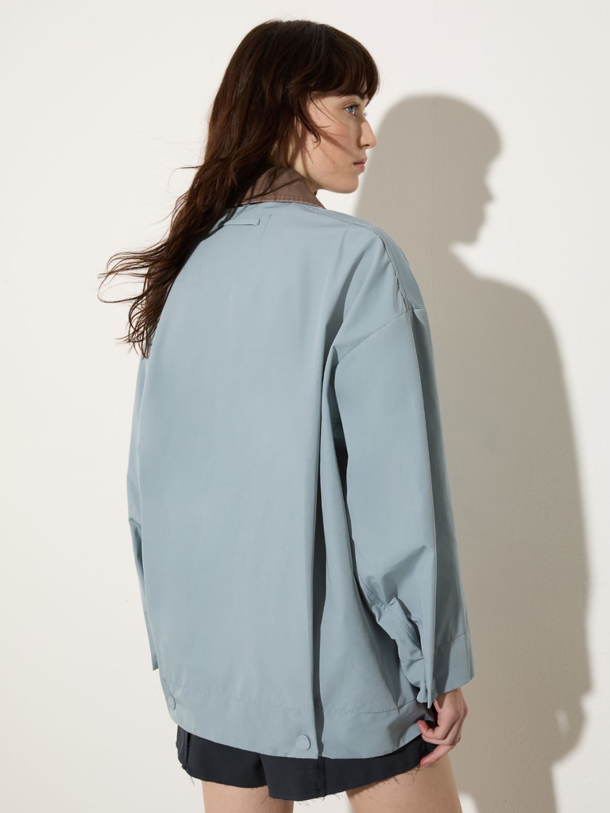 Water-repellent shacket - LIGHT BLUE - MAX&Co. - 2