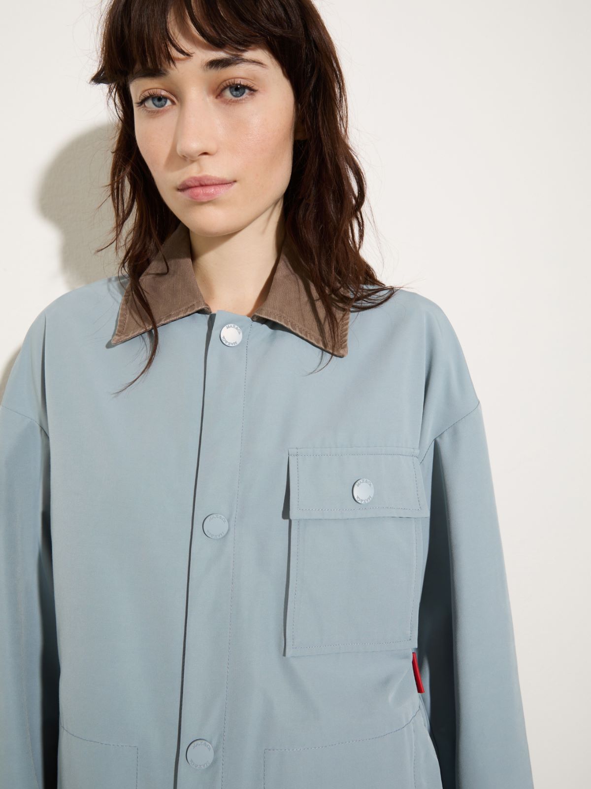 Water-repellent shacket - LIGHT BLUE - MAX&Co. - 3