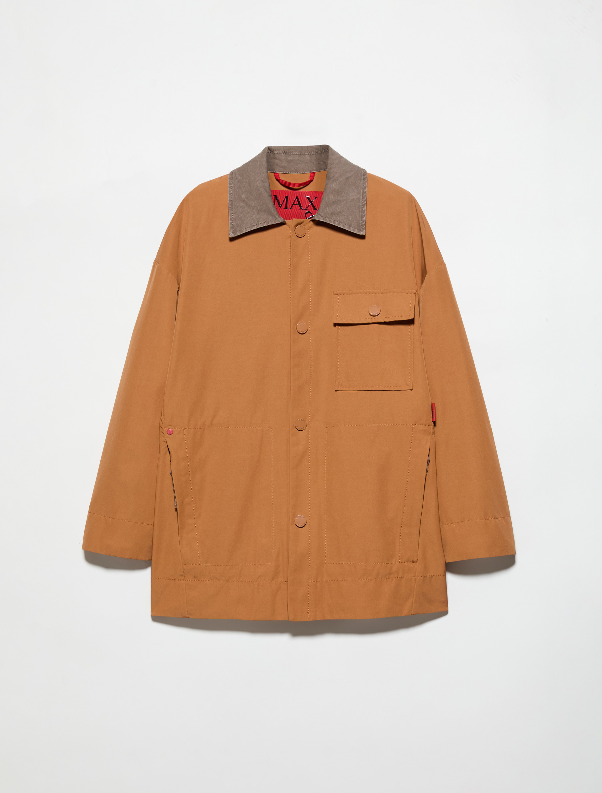 Water-repellent shacket - TERRA COTTA - MAX&Co. - 5