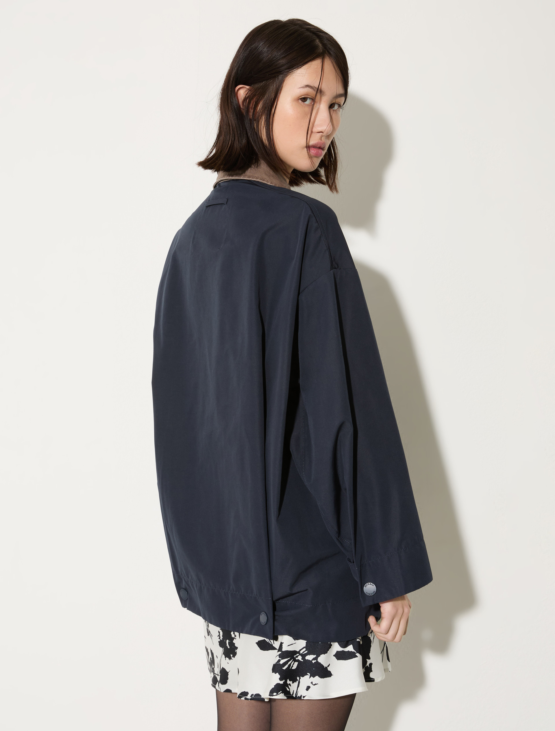 Water-repellent shacket - NAVY - MAX&Co. - 2