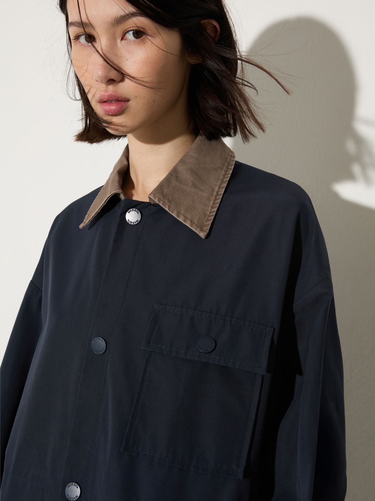 Water-repellent shacket - NAVY - MAX&Co. - 7