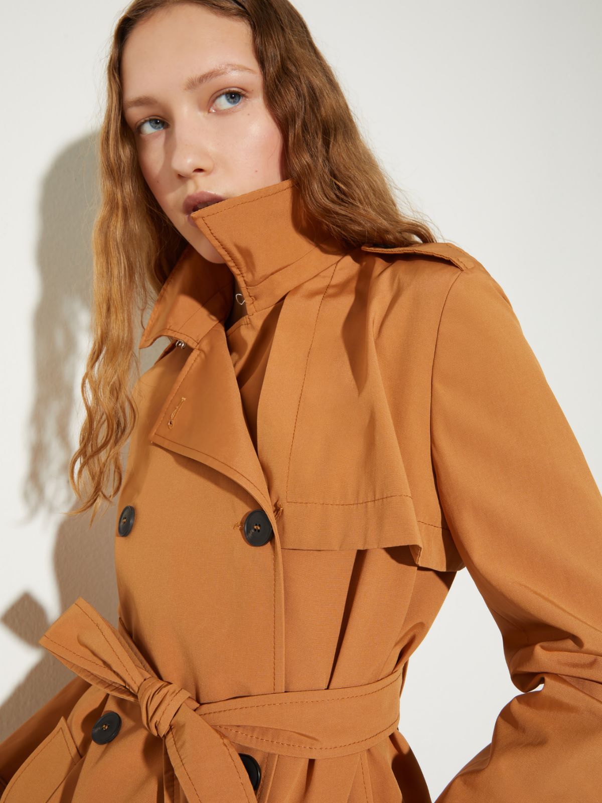 Water-repellent trench coat - TERRA COTTA - MAX&Co. - 3