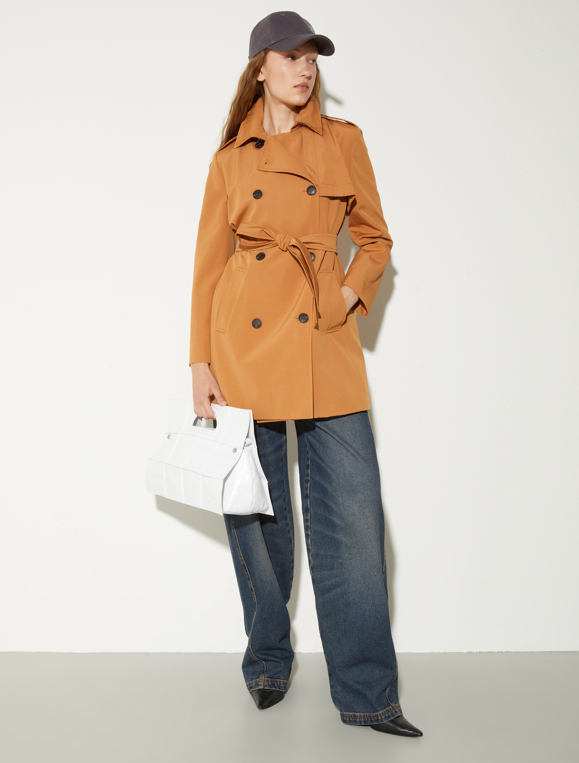 Water-repellent trench coat - TERRA COTTA - MAX&Co. - 4